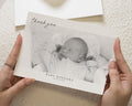 Black & White Photo Baby Thank You Cards, New Baby Photo Thank You Cards, Baby Personalised Thank You Card, Baby Shower Thank You Cards