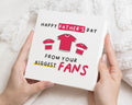 Fathers Day Card, Fathers Day Card from Kids, Fathers Day Card from Children, Football Fathers Day Card, Card for Dad, Card for Him