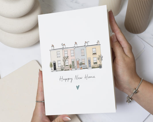 New Home Card, Happy New Home Card, Moving House Card, New House Card, First Home Card, Congratulations Card, Housewarming Card