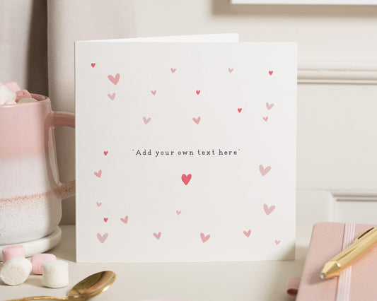 Personalised Card, Custom Valentine Card For Him, Personalised Valentine&#39;s Day Card For Boyfriend, Girlfriend, Personalised Valentine&#39;s Gift