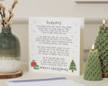 Christmas Card for Husband, Husband Christmas Card, Romantic Christmas Card for Him, Poem Christmas Card, Xmas Card for Husband