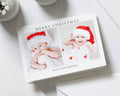 Personalised Photo Christmas Card, Pack of Christmas Cards, Pack of 10, 20, 50 or 100, Baby Christmas Card, Folded Christmas Card