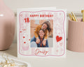 18th Birthday Card for Her, Personalised Photo Birthday Card, Daughter 18th Birthday Card, Best Friend Birthday Card, 18th Birthday Cards