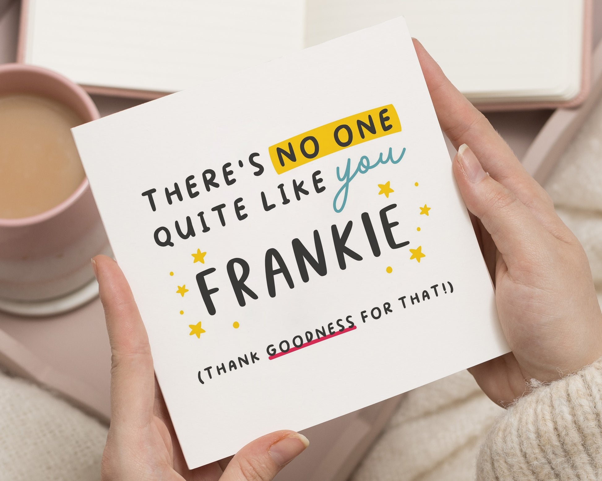 Funny Birthday Card for Friend, Personalised Birthday Card, Birthday Card for Her, Unique Birthday Card, Custom Name Card