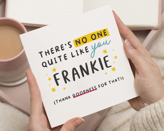 Funny Birthday Card for Friend, Personalised Birthday Card, Birthday Card for Her, Unique Birthday Card, Custom Name Card