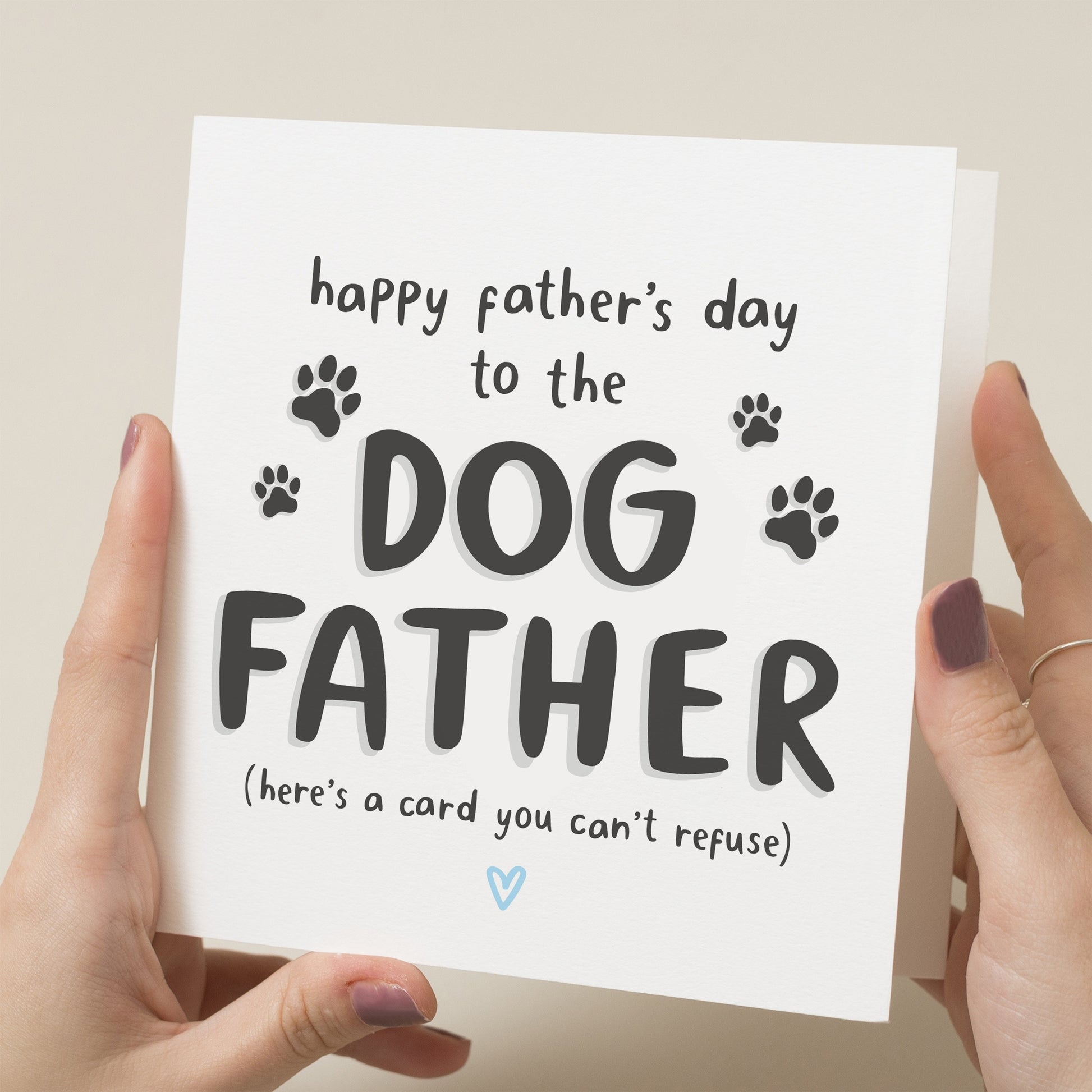 Fathers Day Card From The Dog, Dog Dad Card For Him, The Dog Father Dog Dad, Happy Fathers Day, Dog Parent Card, Dog Dad Card, Gift From Dog