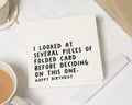 Funny Birthday Card, Birthday Card for Friend, Best Friend Birthday Card, Birthday Card for Him, Birthday Card for Her, Simple Birthday Card