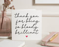 Thank You Card, Thank You Card for Friend, Thank You Card for Her, Thank You Card for Him, Funny Thank You Card, Appreciation Card