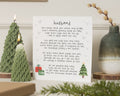 Christmas Card for Husband, Husband Christmas Card, Romantic Christmas Card for Him, Love Poem Card for Husband, Xmas Card for Him