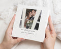 First Wedding Anniversary Card, 1st Anniversary Photo Card, Personalised Anniversary Card for Husband Wife, One Year Married Card