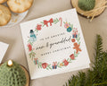 Christmas Card for Nan and Grandad, Merry Christmas Card, Grandparents Christmas Card, Cute Christmas Card for Family