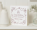 Engagement Card, Personalised Engagement Card, Congratulations Card, Custom Couple Card, Simple Engagement Card
