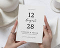 Personalised Save the Date Card, Wedding Save the Date Card, Simple Save the Date Cards, Minimal Save the Date Cards, Save the Dates