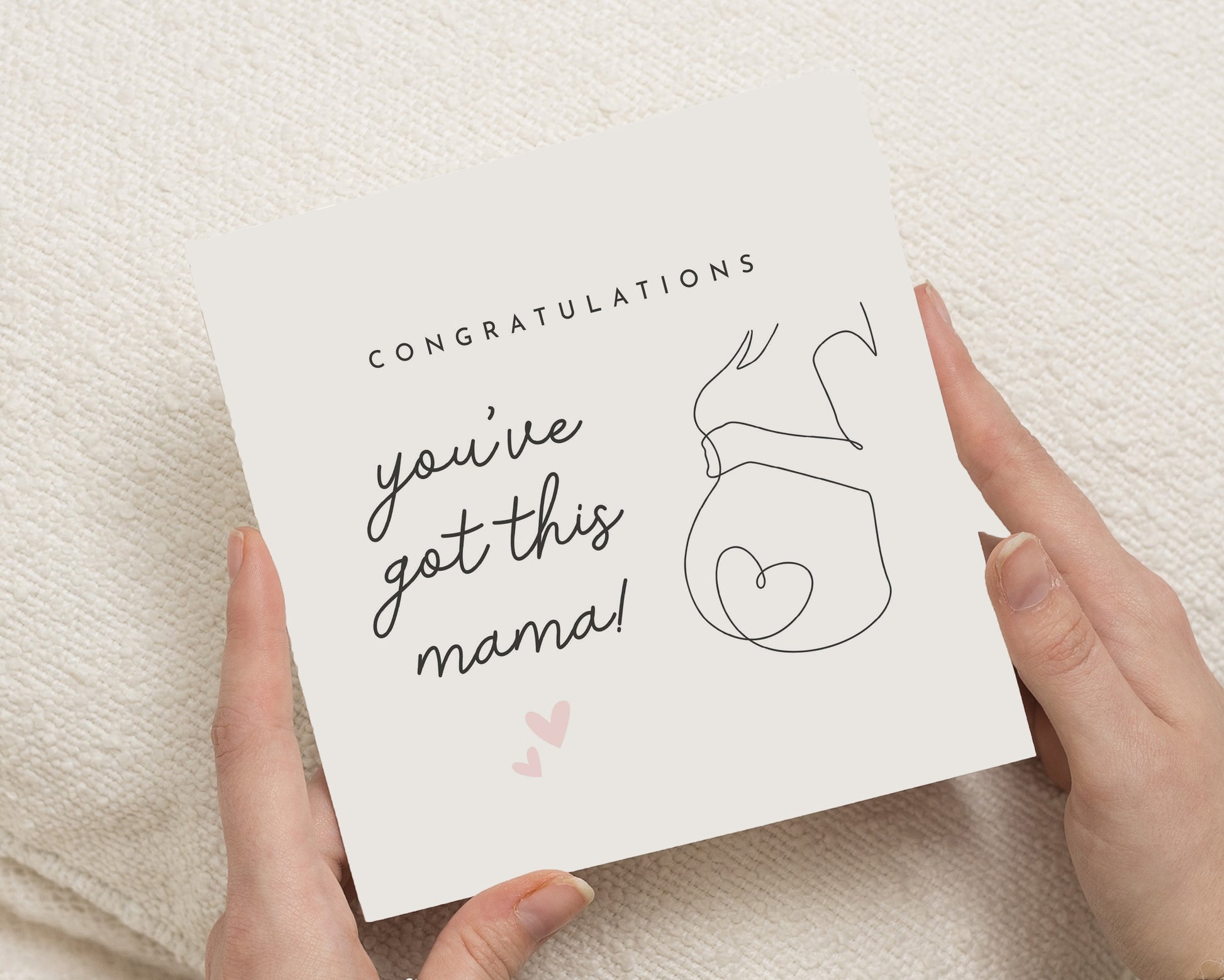 Pregnancy Card, Mum to Be Card, New Baby Congratulations Card, Baby Shower Card, Expecting Mum Card, Mama Card, Maternity Card