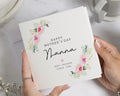 Mother's Day Card for Nanna, Personalised Nanna Mother's Day Card, Floral Mother's Day Card, Best Friend Card for Nanna