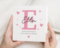 Birthday Card for Niece, Personalised Niece Birthday Card, Special Niece Birthday Card, Cute Birthday Card for Girl, Pink Heart Card