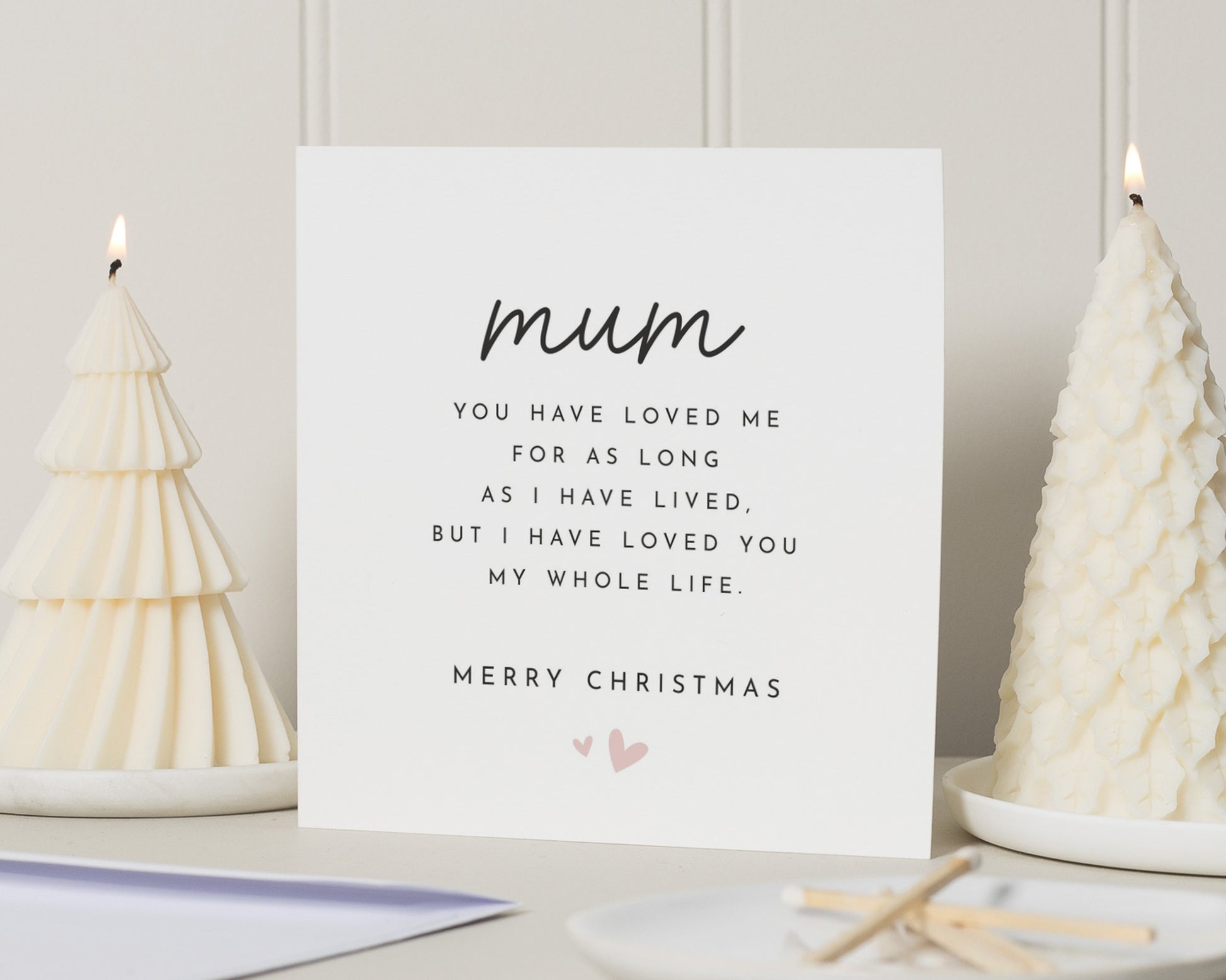 Christmas Card for Mum, Mum Christmas Card, Christmas Card for Her, Personalised Christmas Card, Mum Card, Cute Christmas Card
