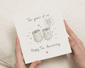 10th Anniversary Card, Tin Anniversary Card, Anniversary Card for Husband, Wife Anniversary Card, Funny Card for Partner, Ten Years