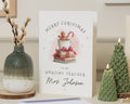Christmas Card for Teacher, Teacher Christmas Card, Personalised Teacher Christmas Card, Xmas Card for Teacher, Amazing Teacher Card