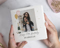 30th Birthday Card, Personalised Photo Birthday Card, Birthday Card for Her, Friend 30th Birthday Card, Champagne Birthday Card