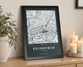 Personalised Map Print, Custom Location Wall Art, Dark Green Home Sweet Home Print, New Home Gift, House Warming Gift for Couple