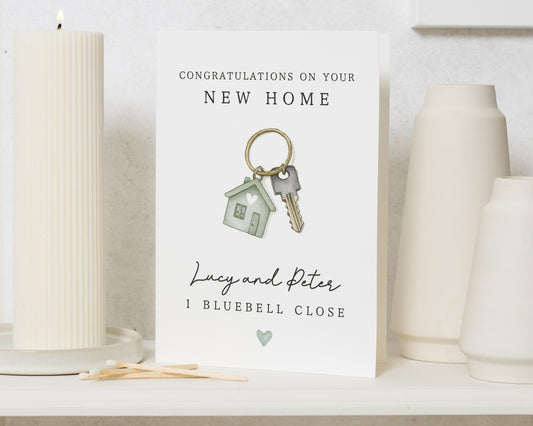 New Home Card, Personalised New Home Card, New Home Cards, Moving House Card, First Home Card, Housewarming Card, New House Card