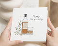 70th Birthday Card for Him, Personalised 70th Birthday Card, Whisky Birthday Card, Birthday Card for Dad, Grandad or Husband