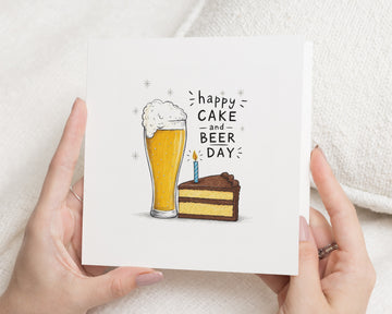 Birthday Card for Him, Beer Birthday Card, Funny Birthday Card, Birthday Card for Dad, Husband Birthday Card, Friend Birthday Card