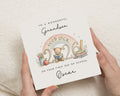 Good Luck Card for Grandson, First Day of School Card, 1st Day School Card, Personalised School Card, Back to School Card