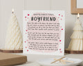Christmas Card for Boyfriend, Boyfriend Christmas Card, Romantic Christmas Card for Him, Poem Christmas Card, Cute Xmas Card, Love Card