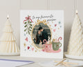 Christmas Card for Partner, Personalised Photo Christmas Card, Favourite Person Card, Christmas Card for Boyfriend, Girlfriend or Wife