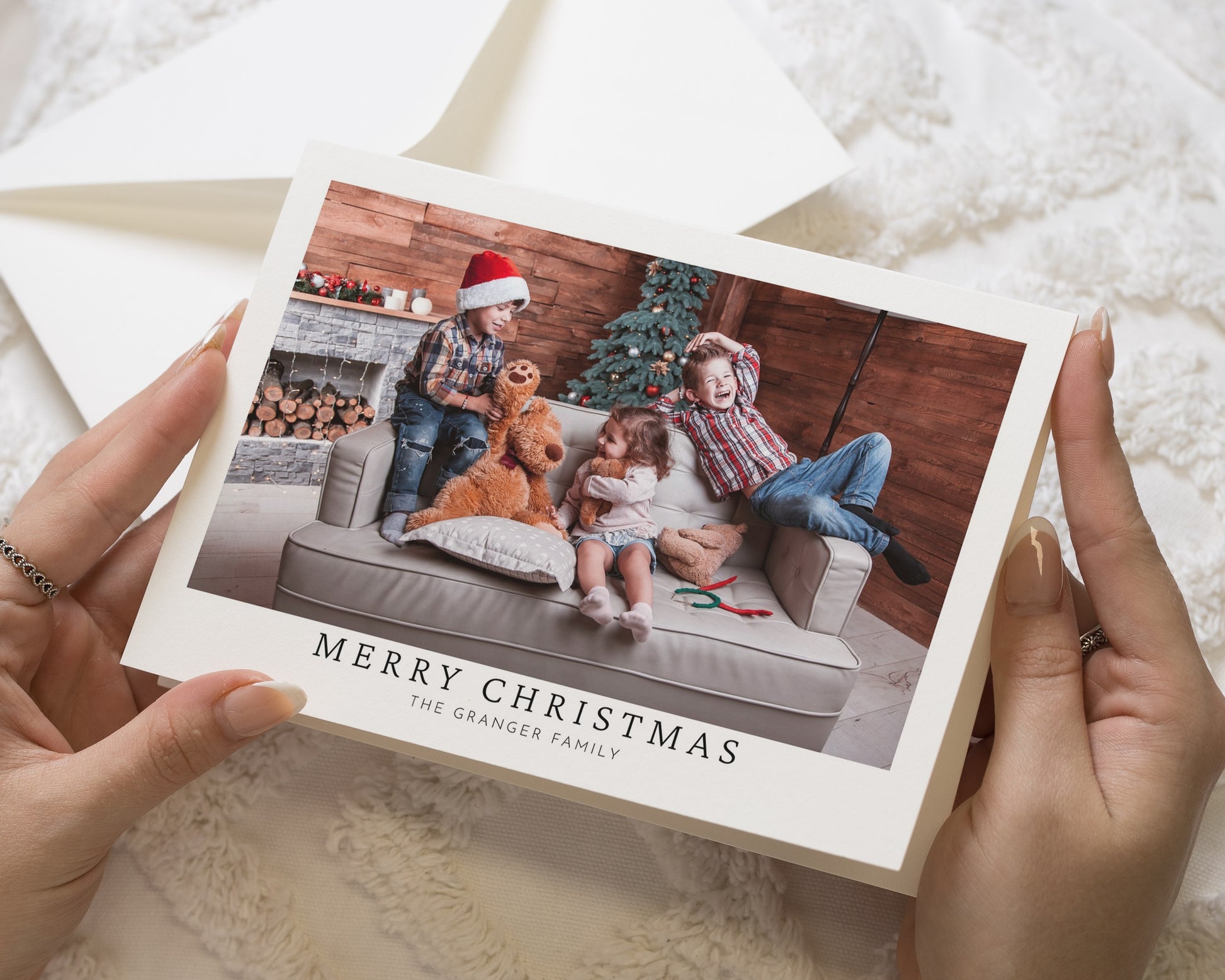 Personalised Photo Christmas Card, Pack of Christmas Cards, Family Christmas Card, Pack of 10, 20, 50 or 100