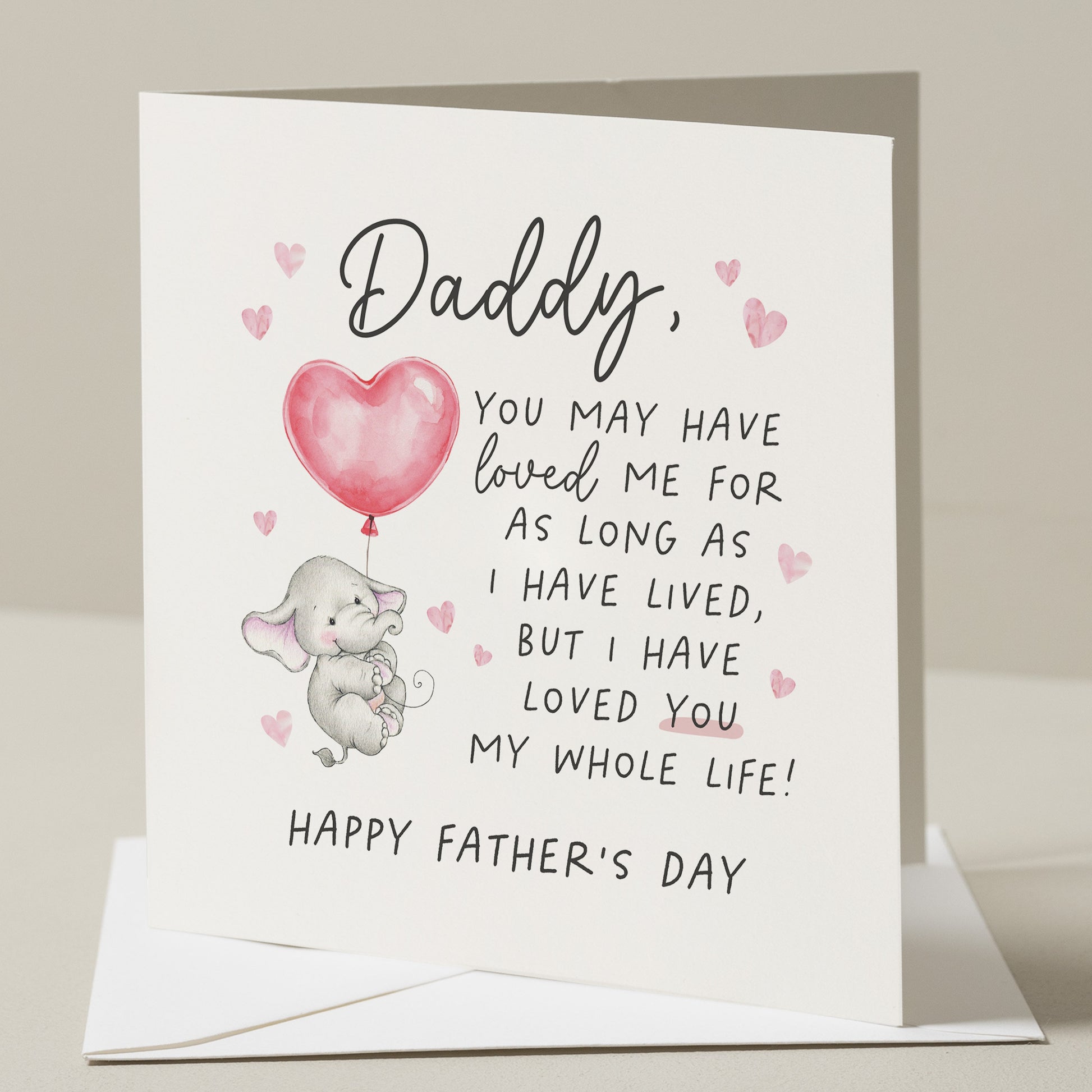 Fathers Day Card From Baby, New Daddy Father&#39;s Day Card, Baby First Fathers Day Gift, Cute Fathers Day Gift, For Daddy, From Child, Daughter