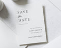 Personalised Save the Date Card, Wedding Save the Date Card, Simple Save the Date, Custom Save the Date Card, Minimal Save the Date