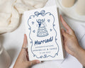 Personalised Wedding Card, Wedding Day Card, Congratulations Wedding Card, Married Card, Wedding Card for Couple, Custom Wedding Card