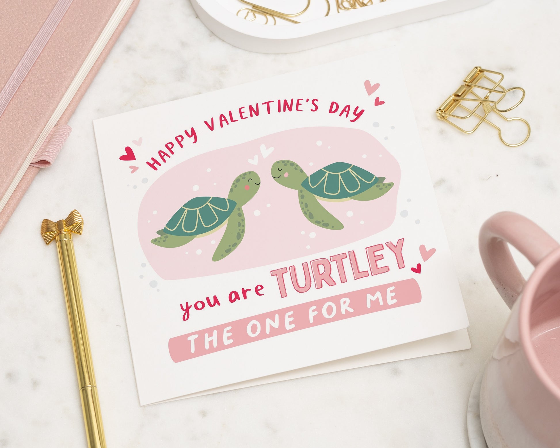 Valentines Day Card, Cute Valentines Card, Funny Valentine Card, Turtle Pun Card, Valentine Card for Her, Valentine Card for Him