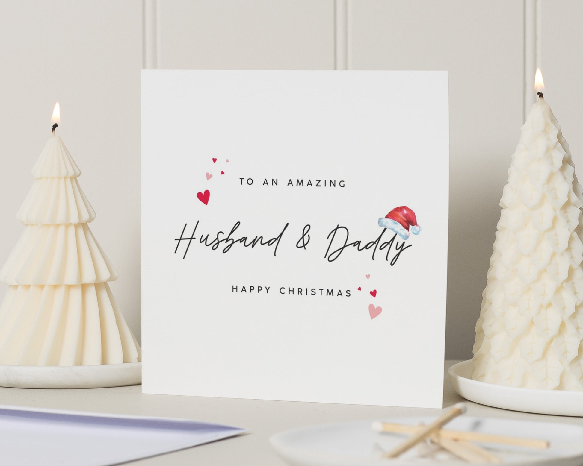 Christmas Card for Husband, Daddy Christmas Card, Husband and Daddy Card, Christmas Card for Him, Personalised Christmas Card