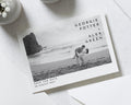 Photo Save the Date Card, Personalised Save the Date Card, Wedding Save the Date, Custom Save the Date, Simple Modern Save the Date