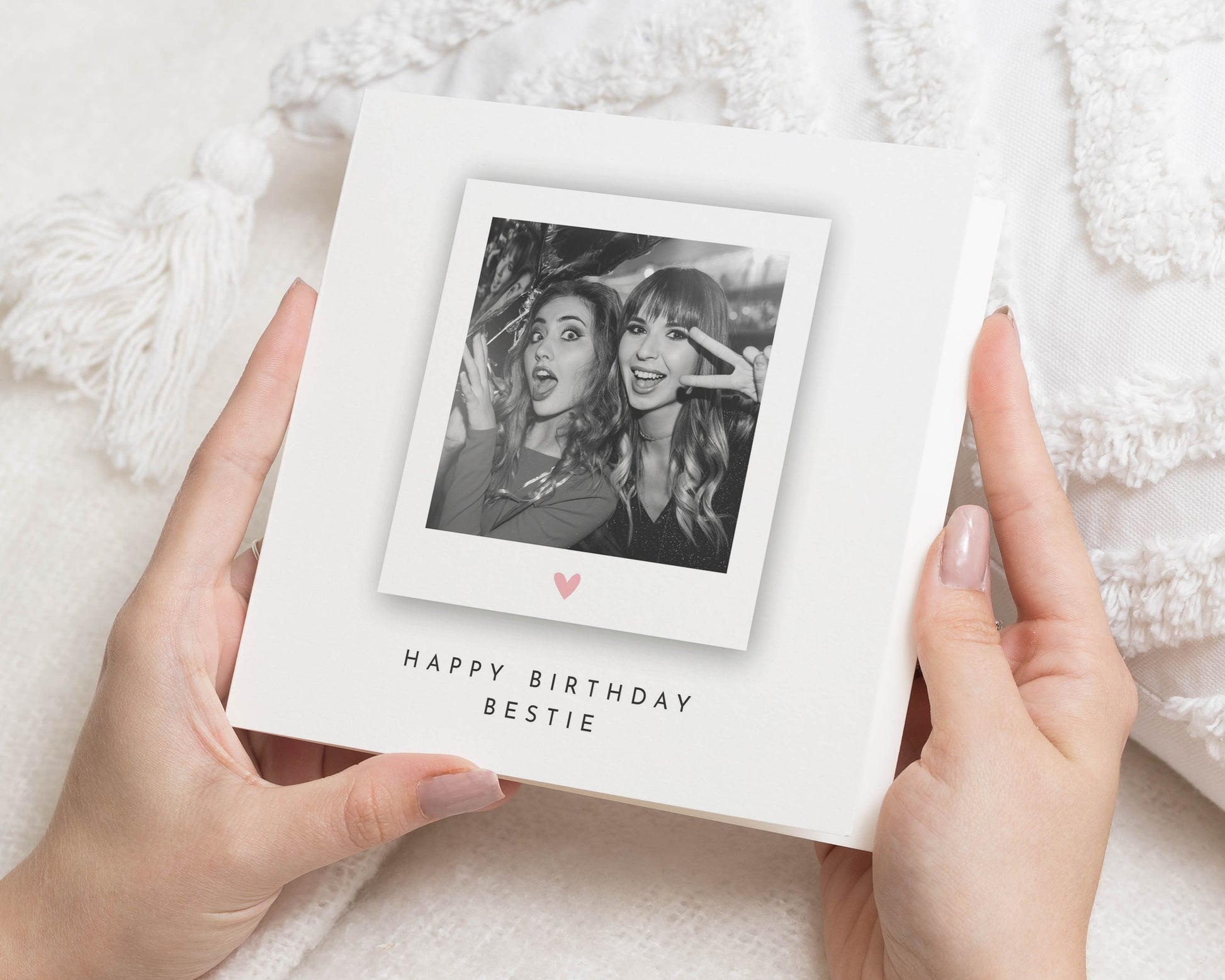 Birthday Card for Best Friend, Bestie Birthday Card, Photo Birthday Card, Birthday Card for Friend, Personalised Birthday Card for Her