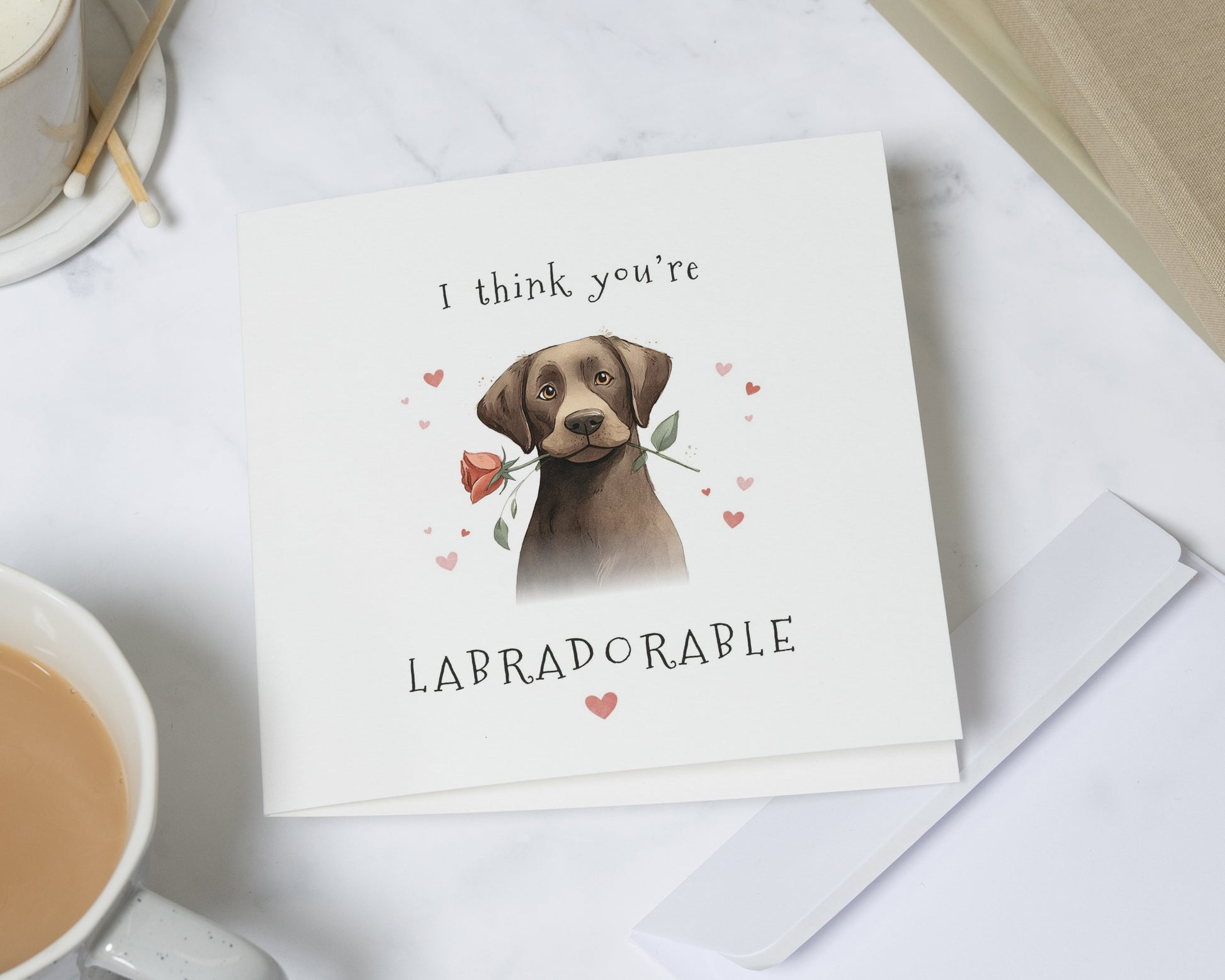 Valentines Card, Funny Dog Valentines Card, Labrador Card, Cute Valentines Card for Him, Valentines Card for Her, Pun Card, Dog Card