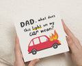 Funny Birthday Card for Dad, Dad Birthday Card, Car Birthday Card for Him, Personalised Birthday Card, Birthday Card from Daughter