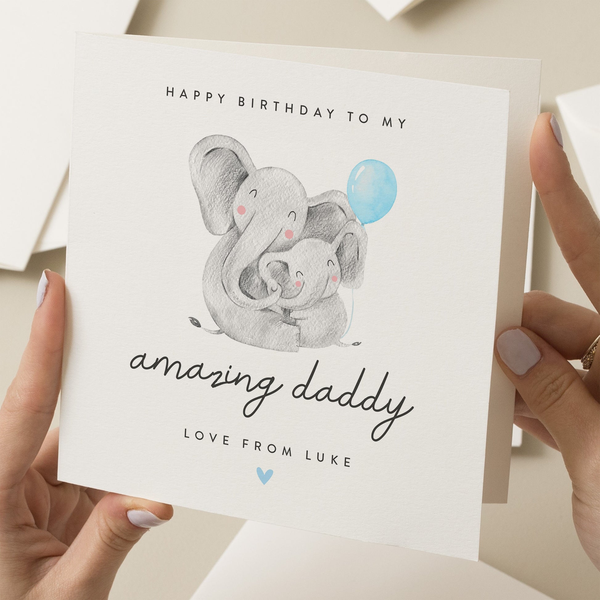 Daddy Birthday Card, Personalised Happy Birthday Daddy Card, Birthday Card For Daddy, Dad Birthday Card, Amazing Daddy