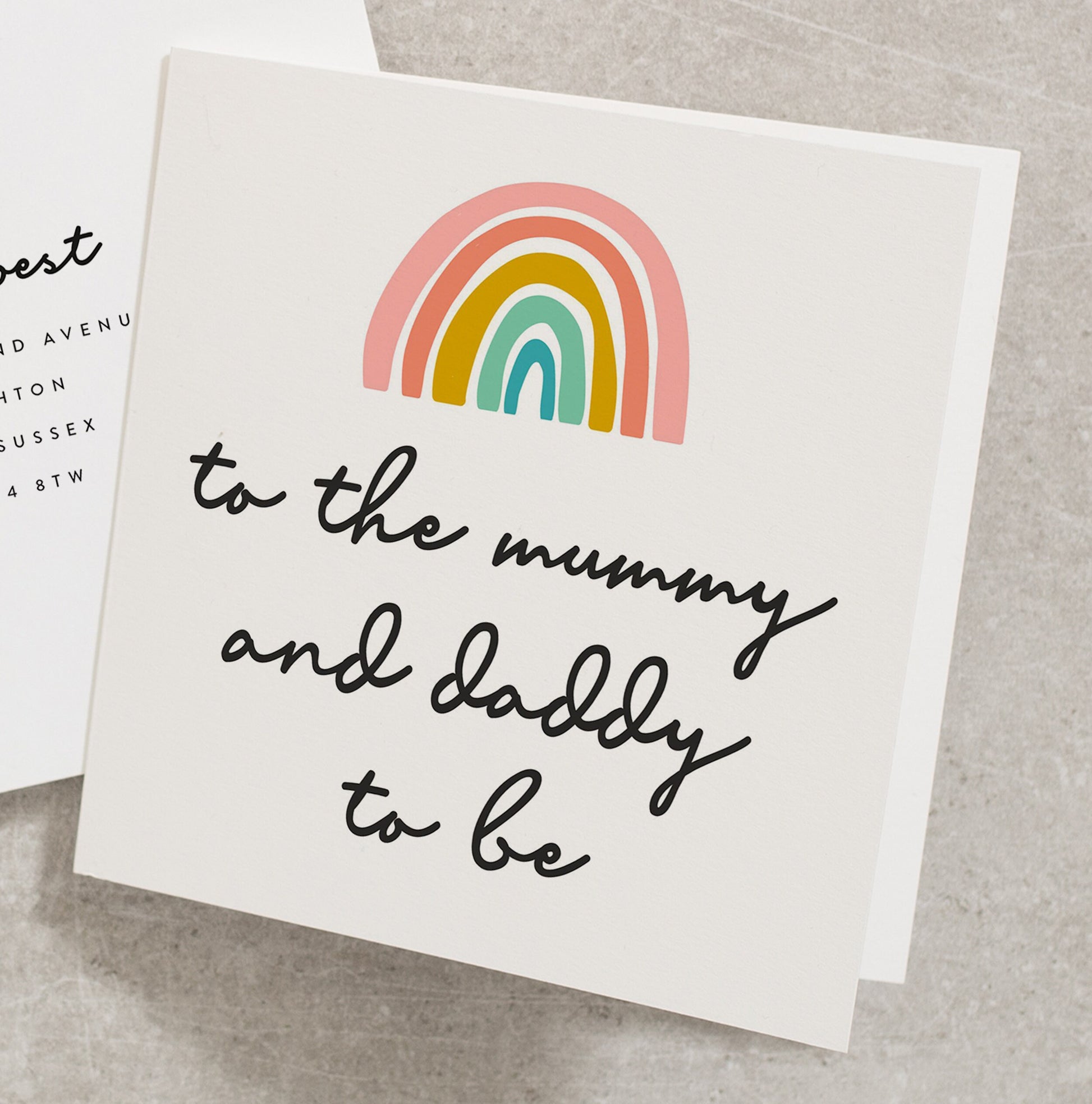 Pregnancy Card For The Mummy and Daddy To Be, Mummy and Daddy To Be Pregnancy Card, Congratulations On Your Pregnancy Card PG038