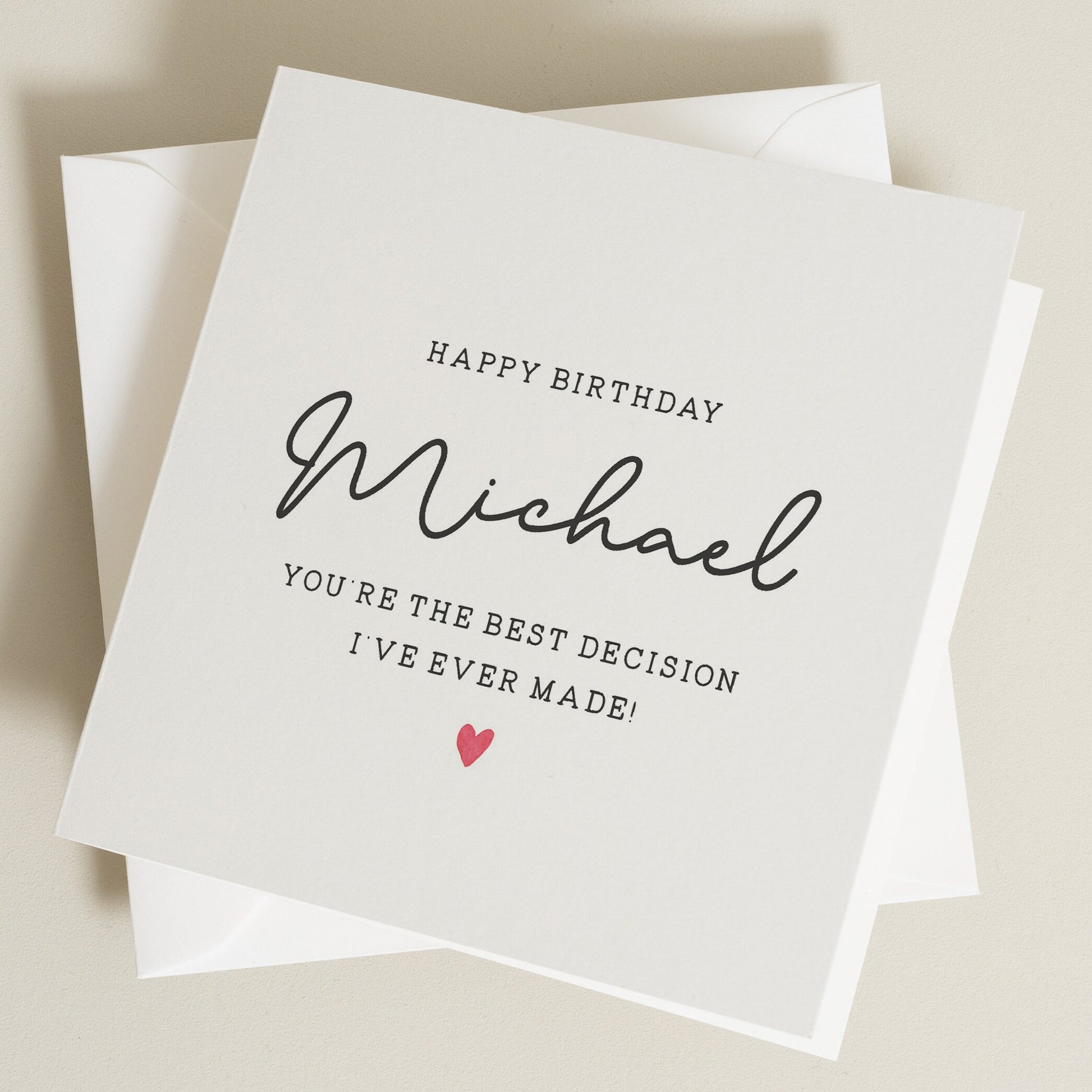 Boyfriend Birthday Card, Personalised Birthday Card For Husband, Birthday Card For Partner, Birthday Gift For Him, Boyfriend Birthday Gift