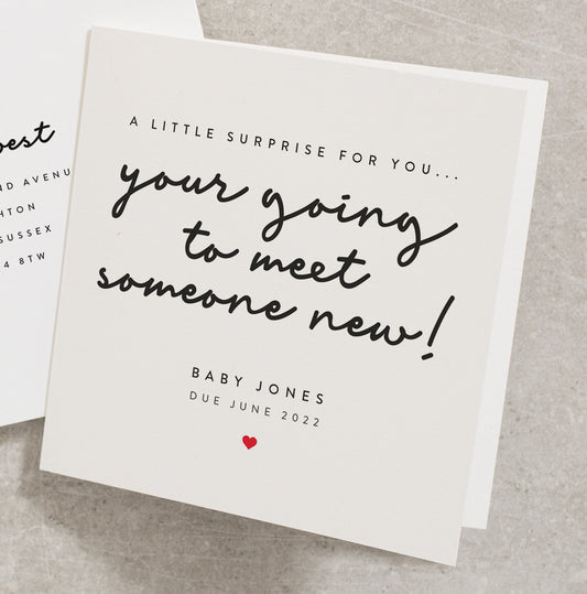 Surprise Pregnancy Card With Personalisation, Pregnancy Card, Baby Announcement Pregnancy Card, Pregnancy Announcement Card PG027