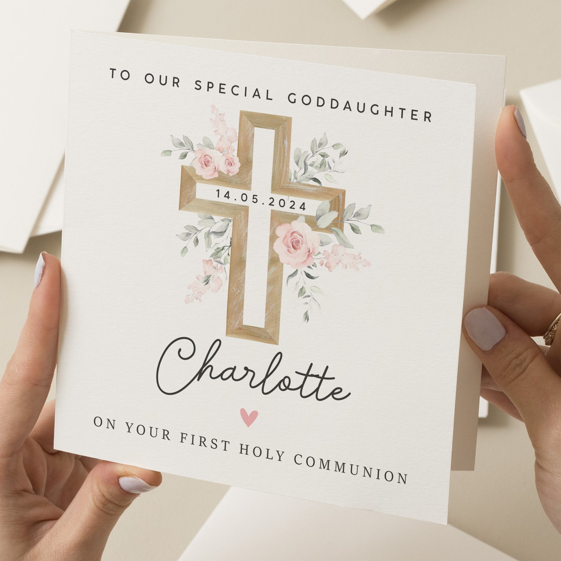 Christening Card For Goddaughter, Christening Card For Daughter, Christening Card For Granddaughter, Christening Card, Christening Gift