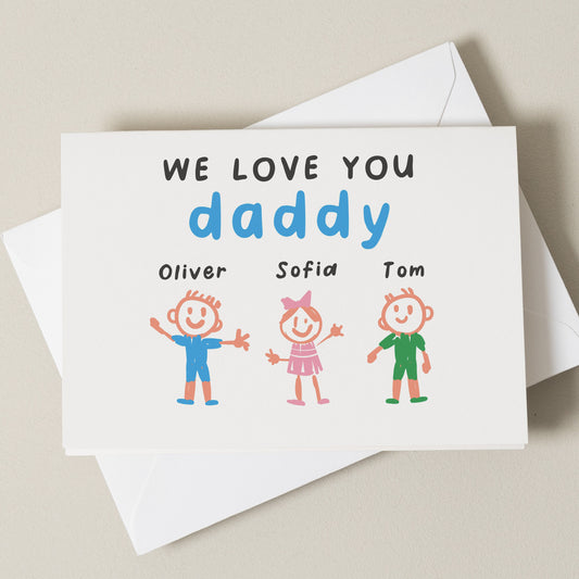 Daddy Birthday Card, Happy Birthday Card, Fathers Day Card, Daddy Birthday Gift, Birthday Card For Dad, Fathers Day Card For Daddy, For Dad