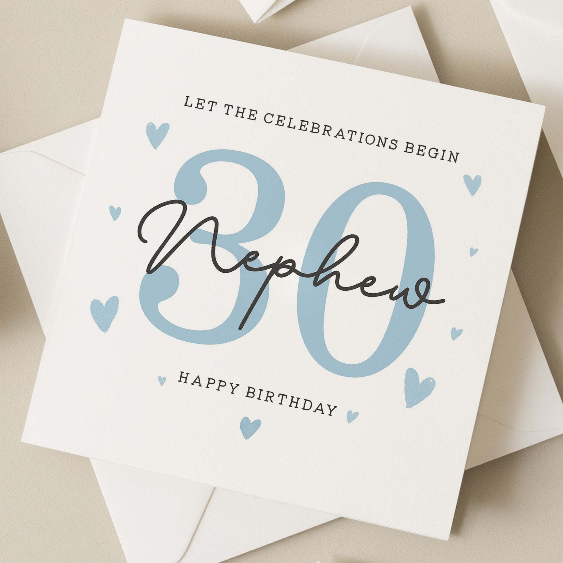 Birthday Nephew Card, 30th Birthday Card For Nephew, Nephew 30th Birthday Gift, Thirtieth Birthday Card For Him, 30th Milestone Birthday