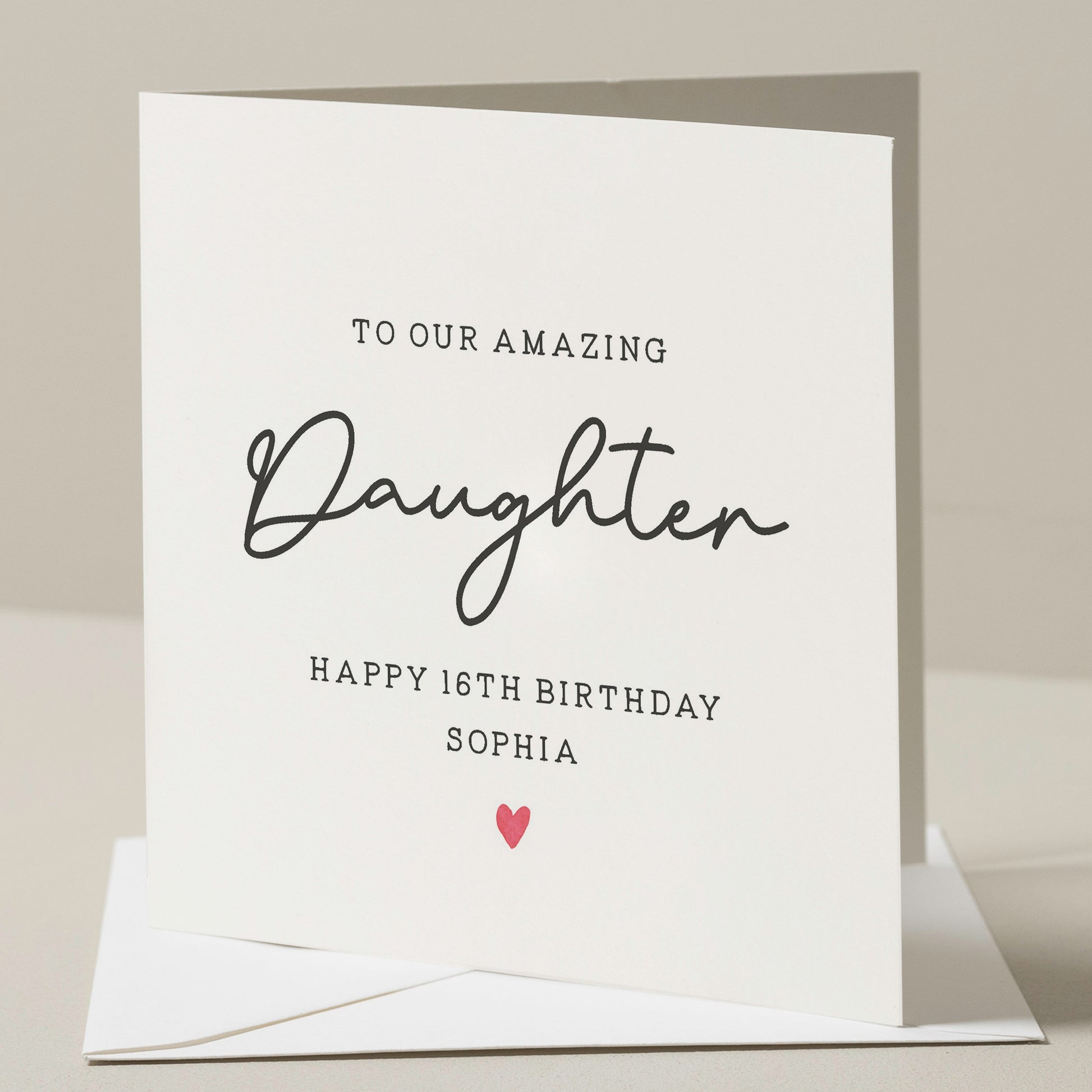 16th Birthday Daughter Card, Birthday Gift For Daughter, 16th Birthday Gift For Daughter, Sixteenth Card Daughter, Daughter Birthday Gift