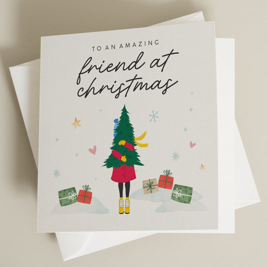 Christmas Card For Friend, Friend Christmas Card, Special Friend Christmas Card, Friends Christmas Card, Merry Christmas Friends Card, Xmas